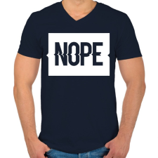 PRINTFASHION NOOE.png - Férfi V-nyakú póló - Sötétkék férfi póló