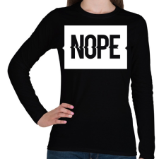 PRINTFASHION NOOE.png - Női hosszú ujjú póló - Fekete női póló