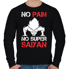 PRINTFASHION nopain - Férfi pulóver - Fekete férfi pulóver, kardigán