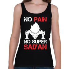 PRINTFASHION nopain - Női atléta - Fekete női trikó