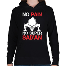 PRINTFASHION nopain - Női kapucnis pulóver - Fekete női pulóver, kardigán