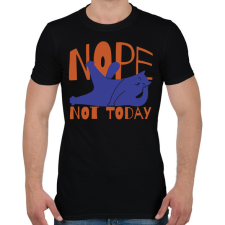 PRINTFASHION Nope - Not today - Férfi póló - Fekete férfi póló