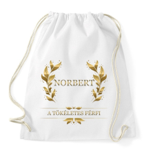 PRINTFASHION Norbert - Sportzsák, Tornazsák - Fehér tornazsák