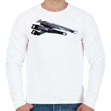 PRINTFASHION Normandia - Férfi pulóver - Fehér férfi pulóver, kardigán