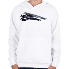 PRINTFASHION Normandia - Gyerek kapucnis pulóver - Fehér