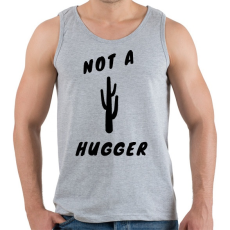 PRINTFASHION NOT A HUGGER - Férfi atléta - Sport szürke