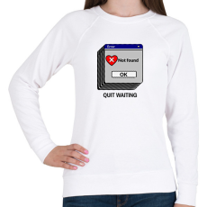 PRINTFASHION not found - Női pulóver - Fehér