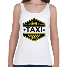PRINTFASHION Not the worst taxi driver - Női atléta - Fehér