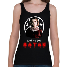 PRINTFASHION not to day satan - Női atléta - Fekete női trikó