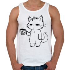 PRINTFASHION not today cat - Férfi atléta - Fehér atléta, trikó