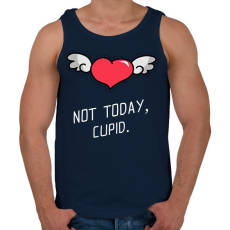 PRINTFASHION Not today, Cupid - Férfi atléta - Sötétkék
