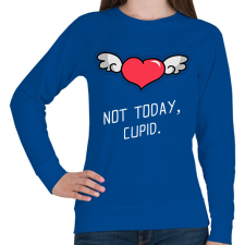 PRINTFASHION Not today, Cupid - Női pulóver - Királykék női pulóver, kardigán