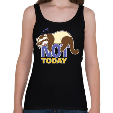 PRINTFASHION Not today - Görény - Női atléta - Fekete