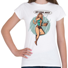 PRINTFASHION Not today Mitch  - Női póló - Fehér