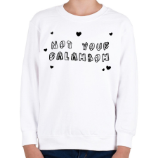 PRINTFASHION Not your Galambom - Gyerek pulóver - Fehér gyerek pulóver, kardigán