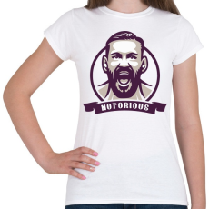 PRINTFASHION Notorious - Női póló - Fehér