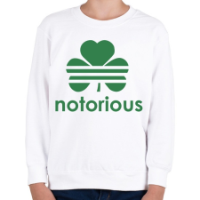 PRINTFASHION Notoriuos CM - Gyerek pulóver - Fehér gyerek pulóver, kardigán