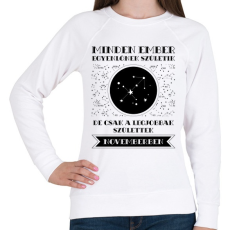 PRINTFASHION November: Nyilas - Női pulóver - Fehér