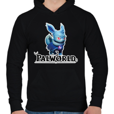 PRINTFASHION Nox - palworld - Férfi kapucnis pulóver - Fekete férfi pulóver, kardigán