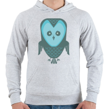 PRINTFASHION Nyári bagoly - Férfi kapucnis pulóver - Sport szürke férfi pulóver, kardigán