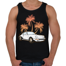 PRINTFASHION Nyári hangulat - Férfi atléta - Fekete