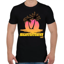 PRINTFASHION Nyári hangulat  - Férfi póló - Fekete férfi póló