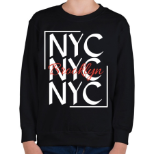 PRINTFASHION NYC Brooklyn  - Gyerek pulóver - Fekete gyerek pulóver, kardigán