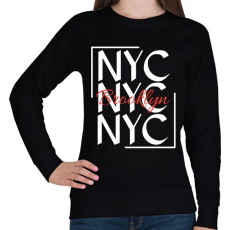 PRINTFASHION NYC Brooklyn  - Női pulóver - Fekete
