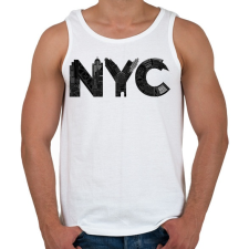 PRINTFASHION NYC - Férfi atléta - Fehér atléta, trikó