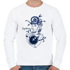 PRINTFASHION nyilas - Férfi pulóver - Fehér