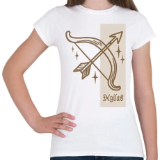 PRINTFASHION Nyilas horoszkóp - Női póló - Fehér