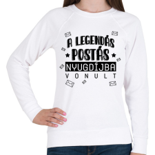 PRINTFASHION Nyugdíjba vonult - Postás - Női pulóver - Fehér női pulóver, kardigán