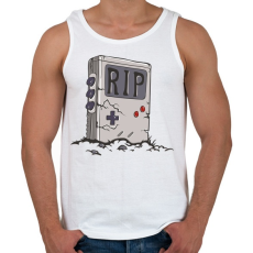 PRINTFASHION Nyugodj békében - Férfi atléta - Fehér