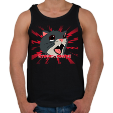 PRINTFASHION NYUGODT VAGYOK - Férfi atléta - Fekete atléta, trikó