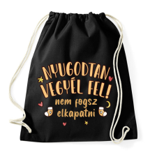 PRINTFASHION Nyugodtan vegyél fel! - Sportzsák, Tornazsák - Fekete tornazsák