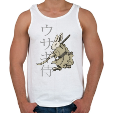 PRINTFASHION Nyúl Ninja - Férfi atléta - Fehér atléta, trikó