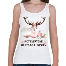 PRINTFASHION Nyúltilop - Női atléta - Fehér női trikó