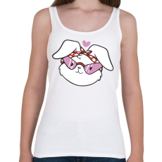 PRINTFASHION Nyuszi csaj - Női atléta - Fehér