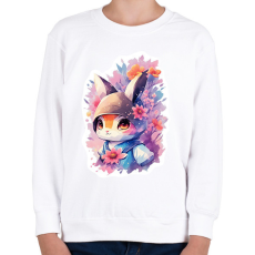 PRINTFASHION Nyuszi - Gyerek pulóver - Fehér