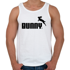 PRINTFASHION Nyuszi logó - Férfi atléta - Fehér atléta, trikó