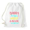 PRINTFASHION Nyuszi puszi - Sportzsák, Tornazsák - Fehér