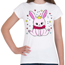 PRINTFASHION nyuszika-001 - Női póló - Fehér