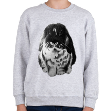 PRINTFASHION Nyuszika - Gyerek pulóver - Sport szürke gyerek pulóver, kardigán