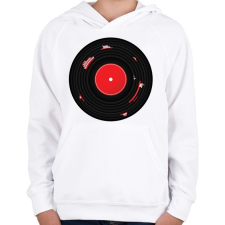 PRINTFASHION Ocean blues - Gyerek kapucnis pulóver - Fehér gyerek pulóver, kardigán