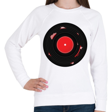 PRINTFASHION Ocean blues - Női pulóver - Fehér