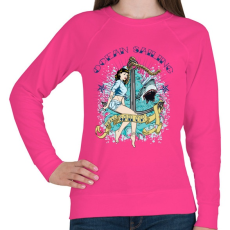 PRINTFASHION Óceáni vitorlázás - Női pulóver - Fukszia