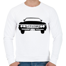 PRINTFASHION odaát #3 - Férfi pulóver - Fehér férfi pulóver, kardigán