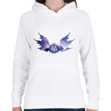 PRINTFASHION Odaát (Supernatural) - Női kapucnis pulóver - Fehér női pulóver, kardigán