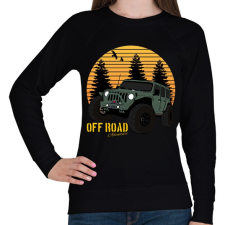 PRINTFASHION Off Road adventure - Női pulóver - Fekete női pulóver, kardigán