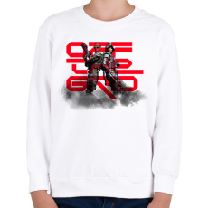 PRINTFASHION Off The Grid - Gyerek pulóver - Fehér